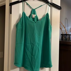 J Crew Scallop Neck Tank